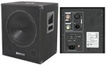 QTX QT15SA 600w Active 15" Sub (Each)