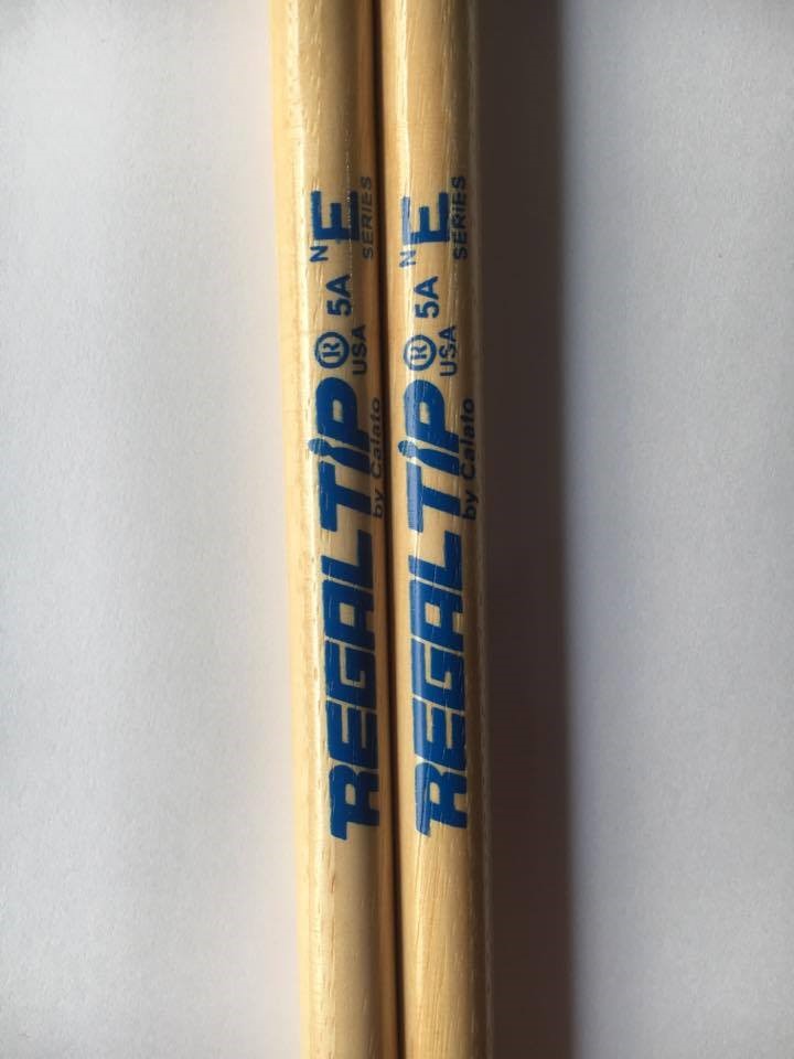 HW Audio:. Regal Tip 5AE-N Drum Sticks, Nylon Tip