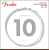 Fender Super 250 Guitar Strings, Nickel Plated Steel, Ball End .010-.052 250RH