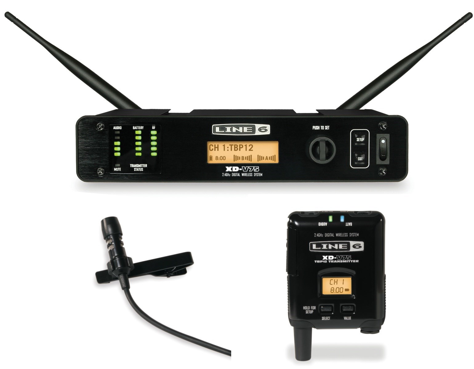 Line 6 Xd-v75l Tie Clip Radio Mic