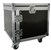 QTX 8U Full Flight Case Wheeled 8U + 10U Top