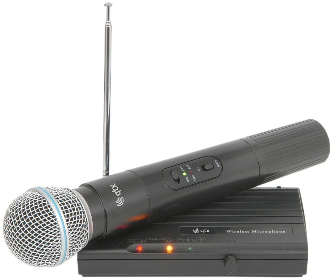 Qtx Vh45b Handheld Vocal Radio Mic Vhf, No Box