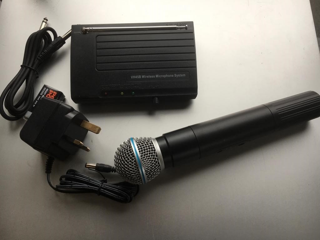 Qtx Vh45b Handheld Vocal Radio Mic Vhf, No Box