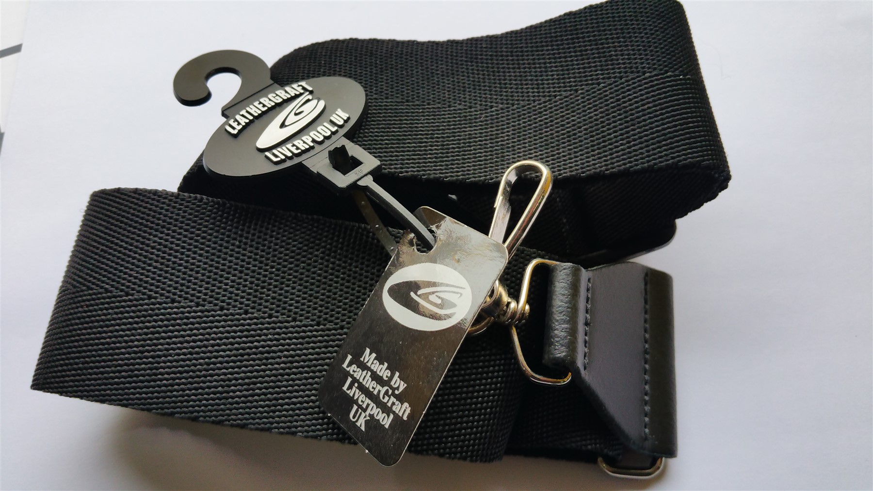 Leathergraft Web Banjo Strap, Black