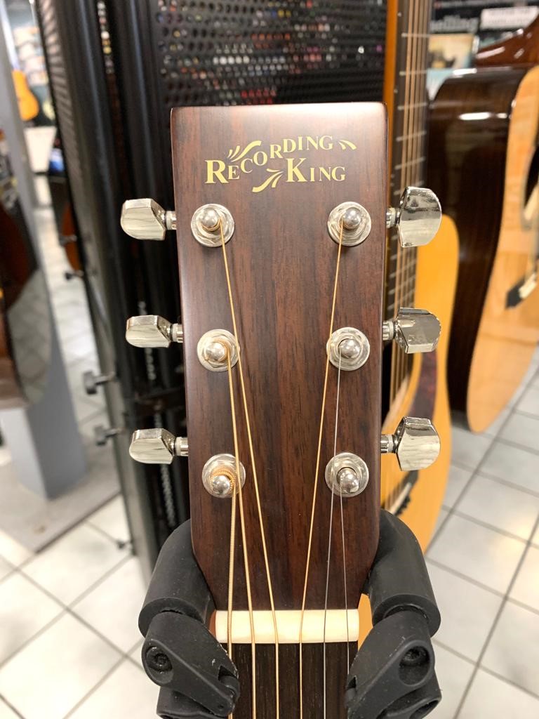 Recording King RD-06M Solid Top Dreadnought Matt, Natural Matt