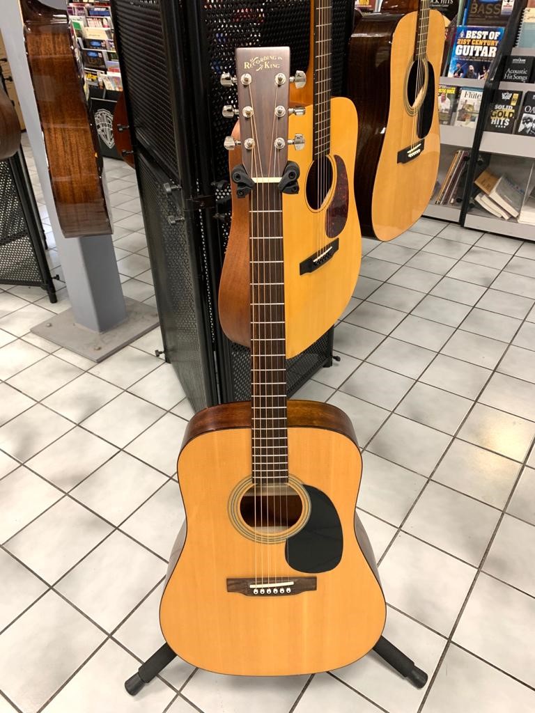 Recording King RD-06M Solid Top Dreadnought Matt, Natural Matt