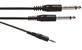 3.5mm Mini Jack - 2 X 6.35mm Mono Jack Cable / Lead