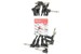 Chord Classic Patch cable / lead 0.5m Black 6 Pack