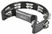 Chord Tambourine Single D, Black