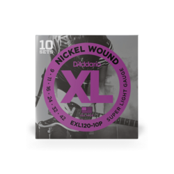 D'addario EXL120 10p 10 Pack 9-42 Super Light Guitar Strings