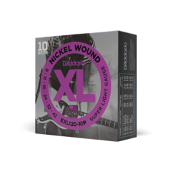 D'addario EXL120 10p 10 Pack 9-42 Super Light Guitar Strings
