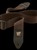 Ernie Ball Polypro 2" Guitar / Bass Strap, Brown, 4052