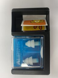 Alpine Pluggies Hearing Protection, White, Kids