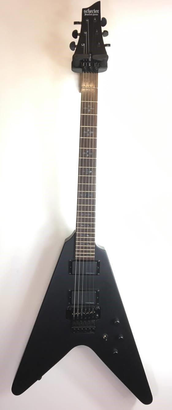【国内配送】 HW B-stock Black, Satin FR Custom V-1 Schecter Audio:. ギター