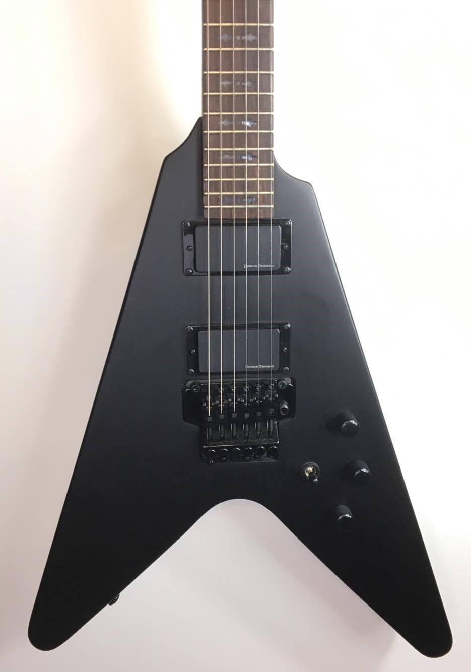 Schecter V-1 Custom FR Satin Black, B-stock