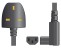 Mercury UK Plug to IEC Right Angled Power Lead, Black, 1m 114.021