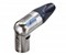 Neutrik NC3MRX Male 3 Pin XLR Right Angled Line Connector With Silver Plated Connectors