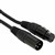 QTX DMX Lead 3 pin XLR M - 3 pin XLR F, 6m