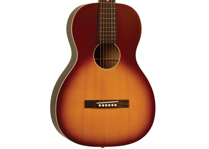 Recording King Dirty 30s Series 9 0 Size Solid Top Parlour Acoustic Guitar RPS-9-TS, Tobacco Sunburst