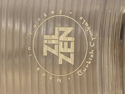 Turkish Zilzen Cymbals Apex, Crash, 18"