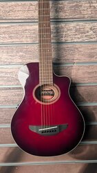 Yamaha APXT2 3/4 Size Acoustic-Electric Travel Guitar, Dark Red Burst