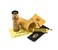 Clarke 10 Hole Harmonica Key of C, Gold Finish