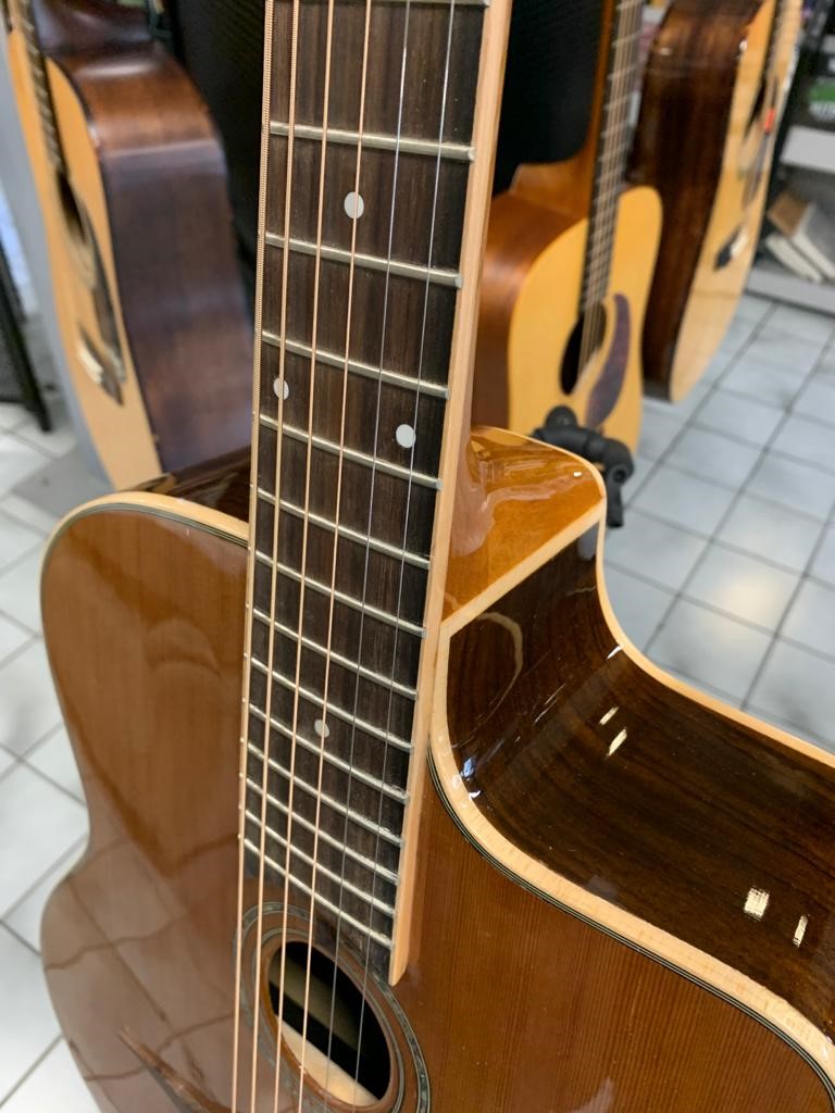 Ozark Gypsy Jazz Guitar Oval Soundhole 3612, Solid Cedar Top, Inc Case