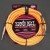 Ernie Ball Braided 25ft Guitar Lead / Cable, Neon Orange, Straight/Angle
