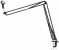 Citronic SMS002 Large Studio Microphone Desk Clamp Stand (180.002UK), Black