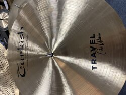 Turkish Zilzen Cymbals Travel Series Medium Thin Crash Chris Wabich, 17"