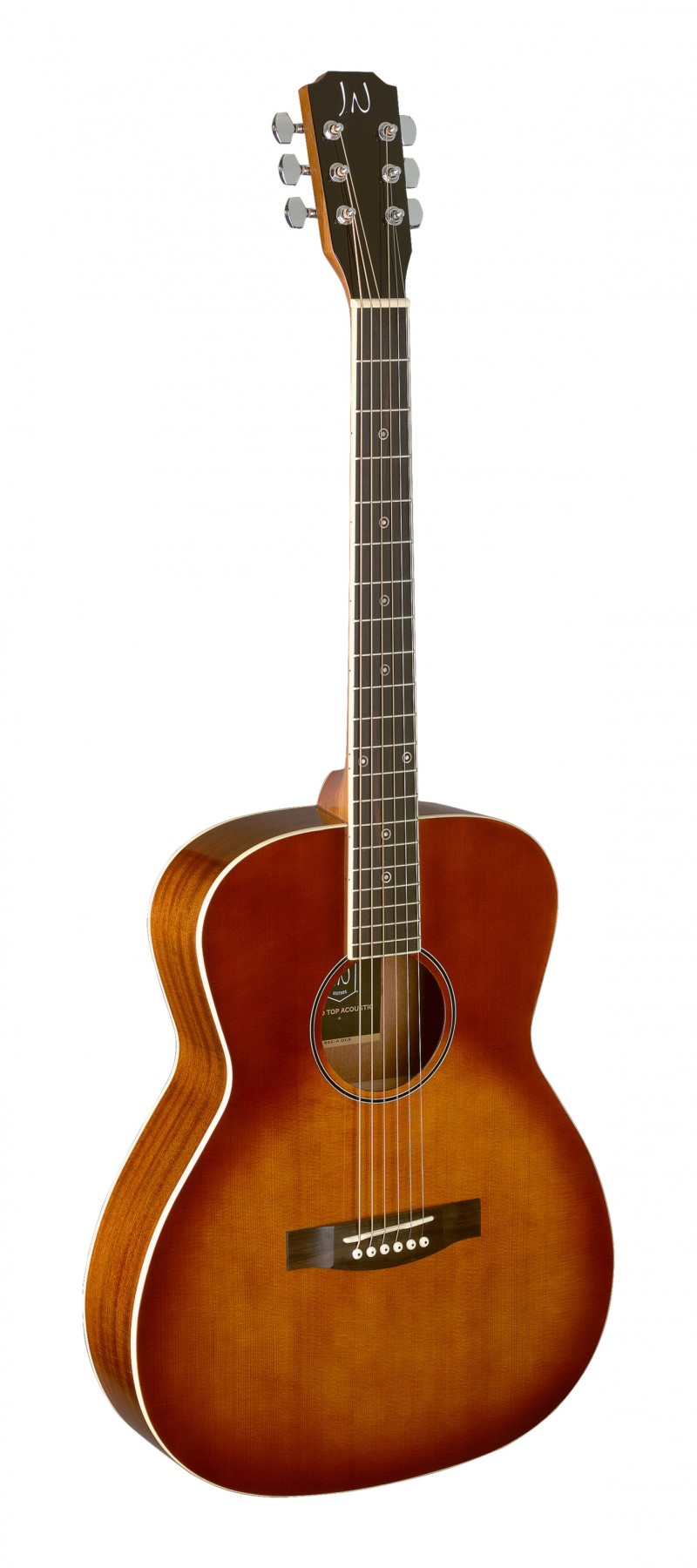 James Neligan BES-A Acoustic Guitar, Dark Cherryburst