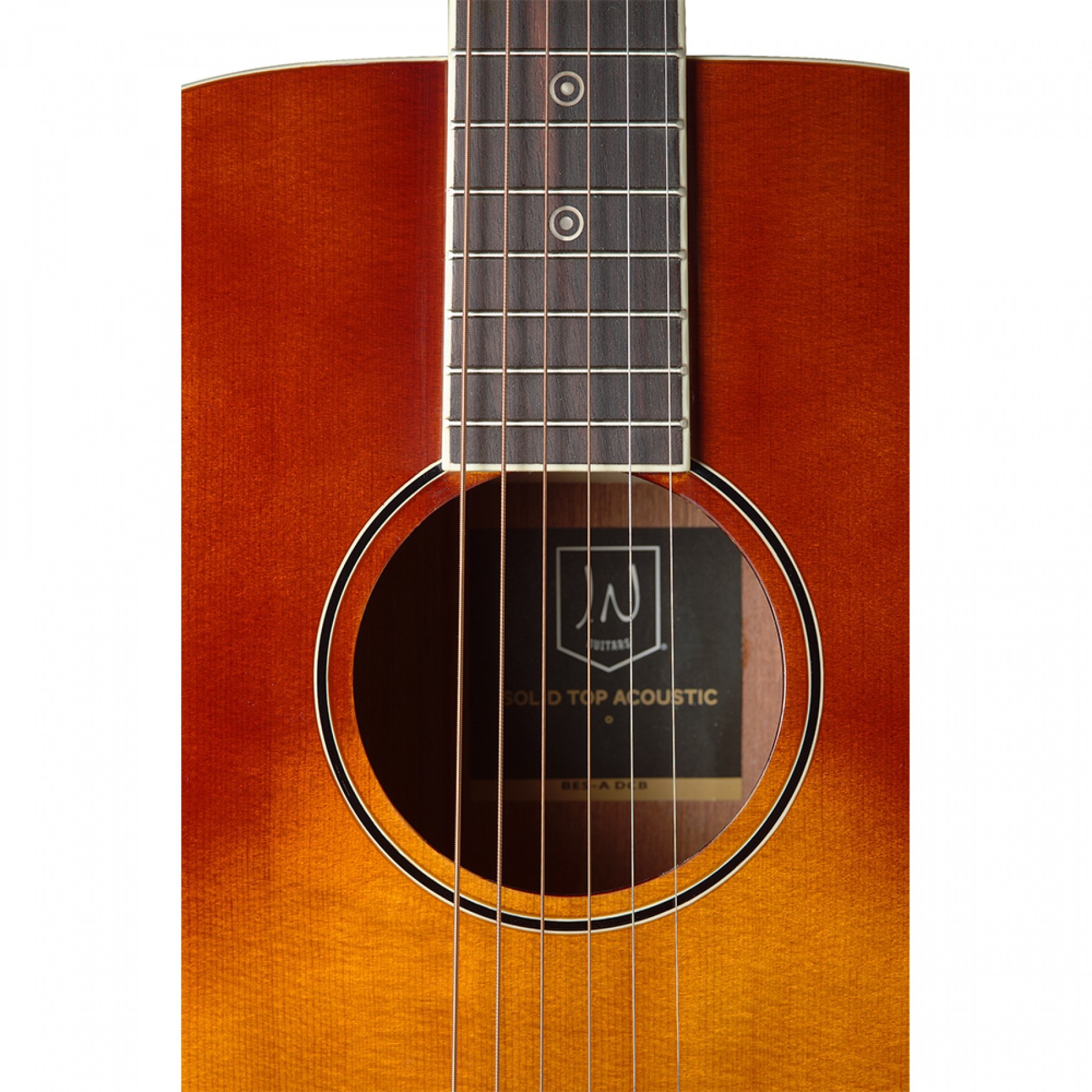 James Neligan BES-A Acoustic Guitar, Dark Cherryburst