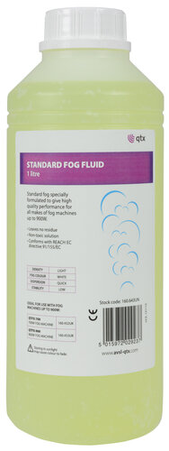 Qtx Standard Fog / Smoke Fluid, 1 Litre (160.643UK)
