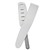 D'addario 2.5" Basic Leather Strap, White