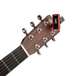 D'addario Eclipse Chromatic Tuner For Electric & Acoustic Guitar & Bass, Red