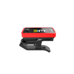 D'addario Eclipse Chromatic Tuner For Electric & Acoustic Guitar & Bass, Red