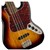 Squier Classic Vibe 60s Fretless Jazz Bass, 3 Colour Sunburst, Laurel Fingerboard
