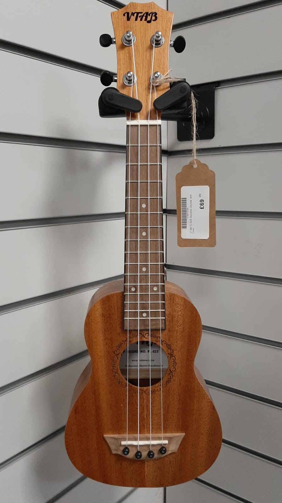 VTAB FL-S25 Soprano Ukulele, with Case
