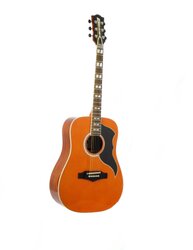 Eko Ranger VI String VR Acoustic Guitar, Natural Wood Stain