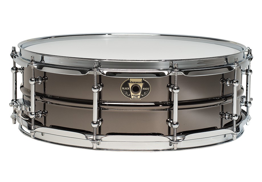 Ludwig Black Magic Chrome Hardware Snare Drum 14 X 5.5"
