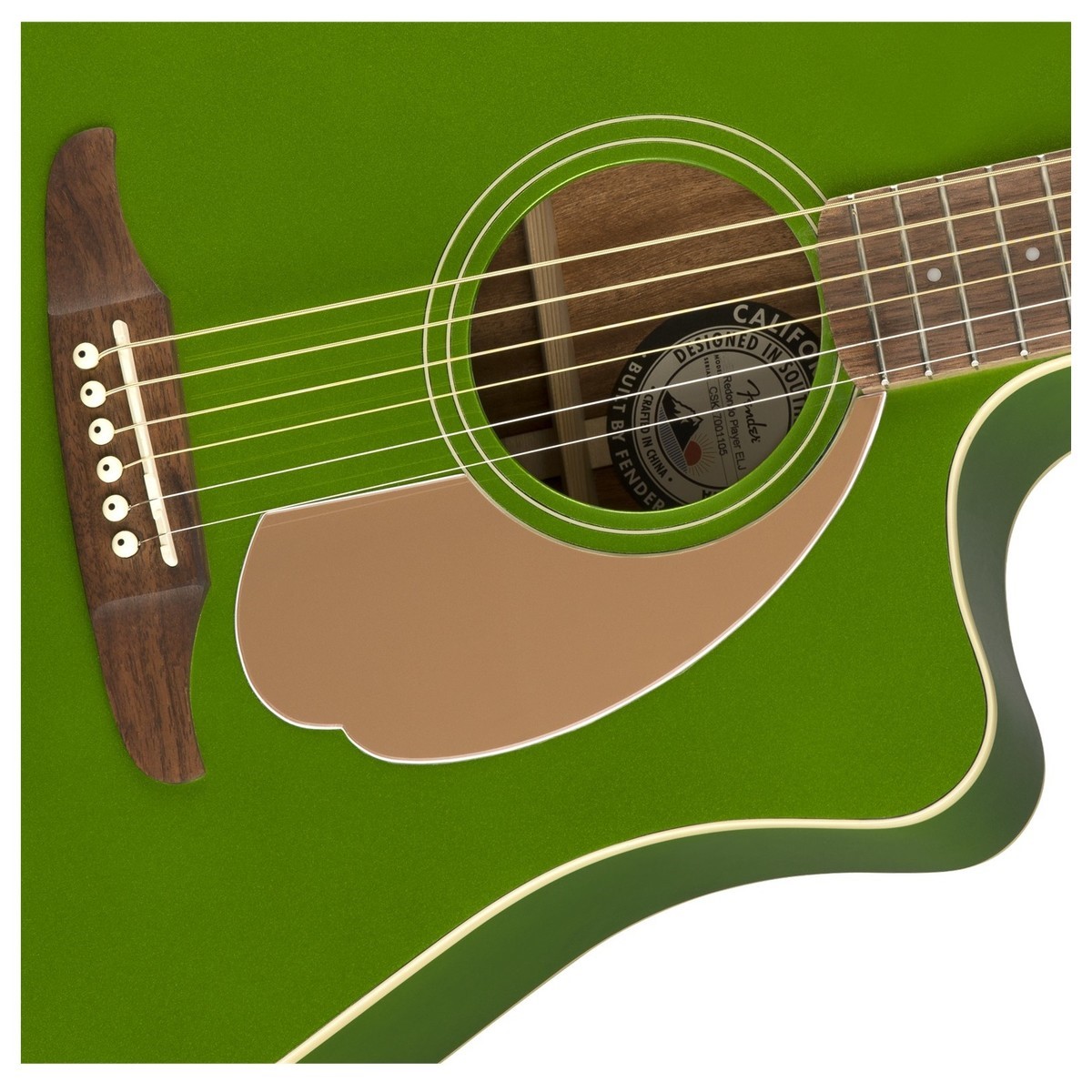 Fender Redondo Player Electro Acoustic, Electric Jade