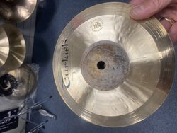 Turkish Zilzen Cymbals Tüy Mini Hi-Hats, 7"