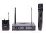 Q Audio QWM 1950 Handheld + Belt Pack Radiomic System, 606mhz 613mhz