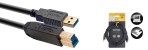 Stagg NCC3U3AU3B USB 3.0 A to USB 3.0 B. 3 Metre Long, Black