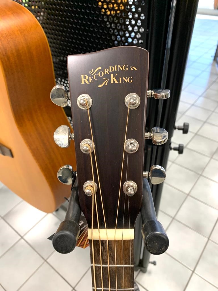 Recording King Eztone RD-A9M All Solid Dreadnought, Natural