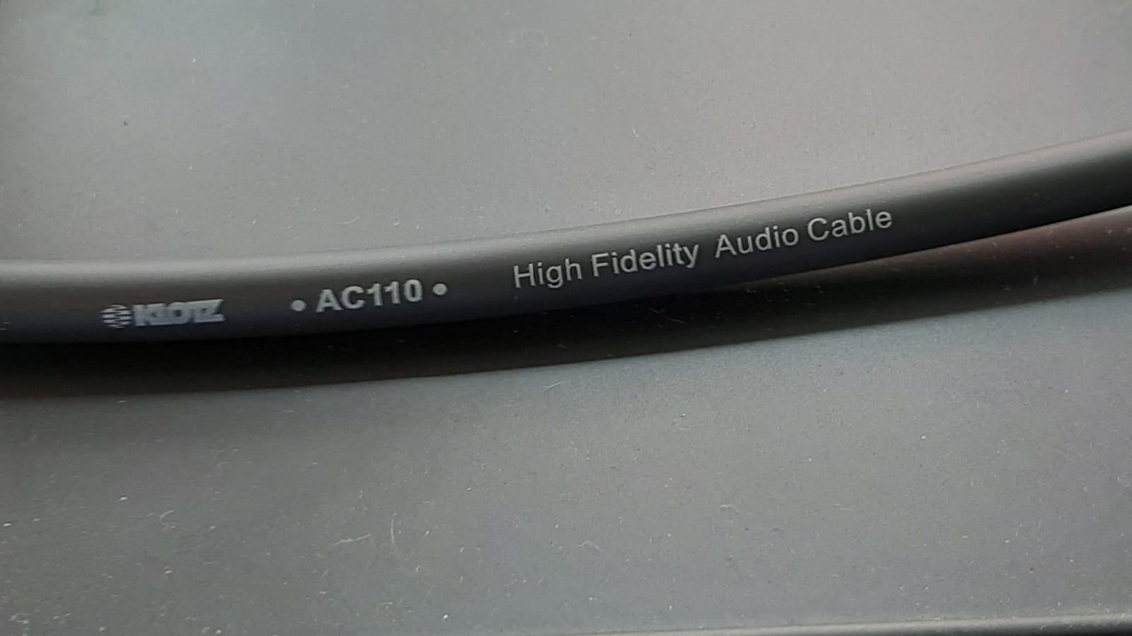 Klotz AC110 Audio Cable Unbalanced, Per Metre