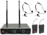 Chord SU-20 Twin Radio System, 2 Pocket Packs with Headmics