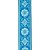D'addario Woven Guitar Strap, Blue & White, Peace & Love