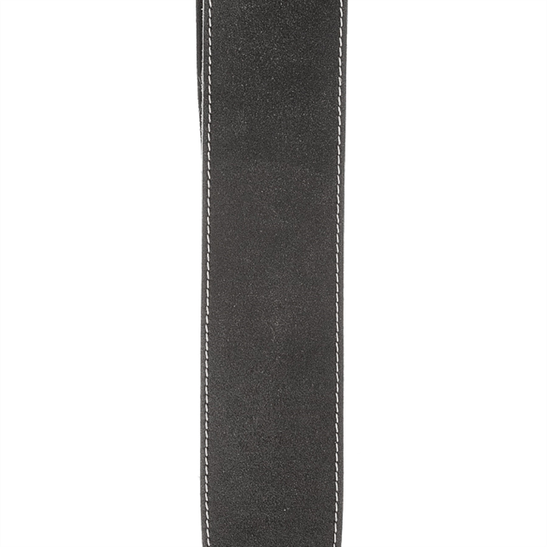 D'addario Deluxe Stonewashed Leather with Contrast Stitch Leather Guitar Strap, Black