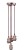 Lyyt Quad E27 Pendant Cord Set Bright Copper (429.546UK), No Box